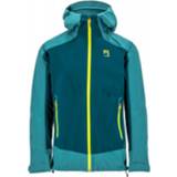 👉 Karpos - Temporale Jacket - Regenjas maat 3XL, turkoois/blauw