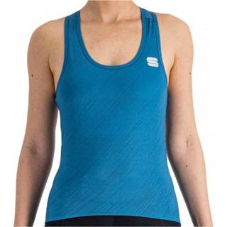 👉 Sportful - Women's Flare Top - Fietshemd maat L, blauw/beige