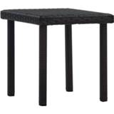 VidaXL tuintheetafel 40x40x40 cm poly rattan bruin