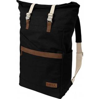 👉 Rugzak zwart uniseks MELAWEAR - Rucksack Ansvar I Vegan 14+5 Dagrugzak maat l, 4251296232859