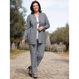 Blazer kunstvezels grafisch zwart modieuze kraagvariant vrouwen wit m. collection Zwart/Wit 4055706404160 4055706404269