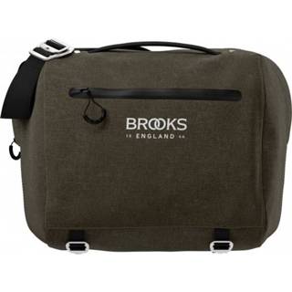 👉 Stuurtas bruin zwart Brooks England - Scape Handlebar Compact Bag maat 10 l, zwart/bruin