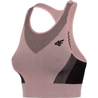 👉 Sport BH vrouwen grijs 4F - Women's Seamless Sports Bra Sportbeha maat L/XL, 5903609971908