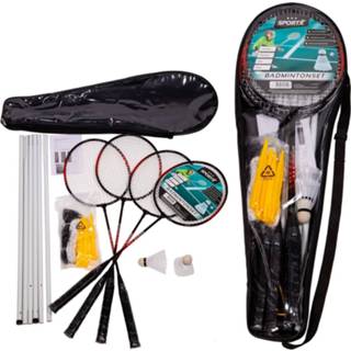 👉 Badmintonset staal unisex multikleur SportX 18-delig 8712051069593