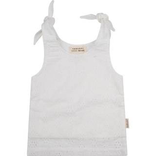 👉 Tanktop wit Broderie - White