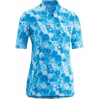 Gonso - Women's Savinja - Fietsshirt maat 46, blauw/turkoois/grijs
