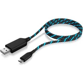 👉 ICY BOX IB-CB023EL USB-A naar Micro-USB-B elektroluminescente kabel Lichtgevend, 1 meter 4250078168874