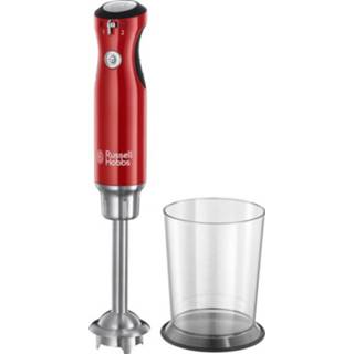 👉 Staaf mixer rood Russell Hobbs Retro Staafmixer Red 25230-56 4008496976621