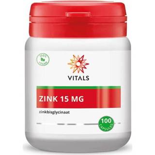 👉 Zink vitamines gezondheid Vitals 15mg Capsules 8716717003587