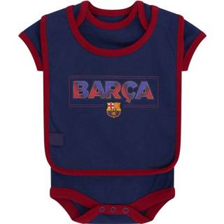👉 Rompertje kant male blauw baby's FC Barcelona Baby set (romper + slabber) 3664267112684