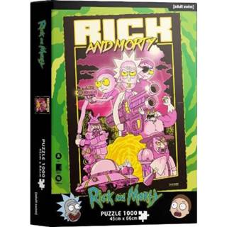 👉 Poster SD Toys Rick and Morty: Retro Puzzle Puzzel 1000 stukjes 8435450247385