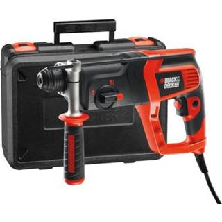 👉 Boorhamer BLACK+DECKER 710W 1.8J Pneumatische KD975KA Incl. koffer 5035048196830