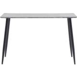 Eettafel 120x60x75 cm MDF grijs