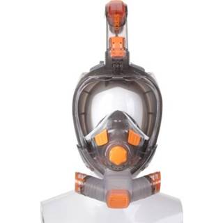 👉 Snorkel Full Face Cover with Foldable Dry Tube Anti-Fog Anti-Leak Snorkeling Camera Mount Storage Bag
