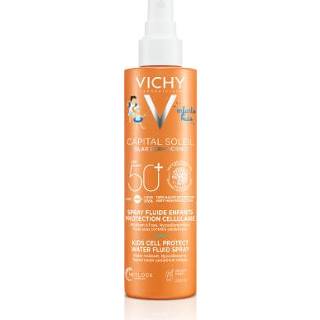 👉 Zonnebrandcrème gezondheid kinderen Vichy Cell Protect Fluïde Spray Kids SPF50+ - zonnebrand voor lichaam en gezicht 3337875810838