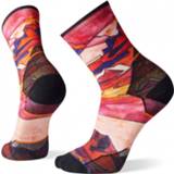 👉 Hard loop sokken uniseks m rood zwart Smartwool - Athlete Edition Run Print Crew Hardloopsokken maat M, rood/zwart 196009145368
