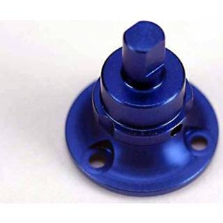 👉 Shaft blauw Blue-anodized, aluminum differential output (non-adjustment side)