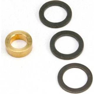 Washer, 7x10x1.0 (2), 7x10x0.5 (1) black steel (shims for flywheel spacing), washer, 5x8.2.8 brass (1) (shim for clutch bell spacing) for revo big ...