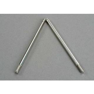 👉 Shock shafts, steel, chrome finish (rear) (2)