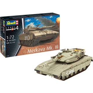 👉 Bouwdozen Leger Tanks Revell 1/72 Merkava Mk. III 4009803033402