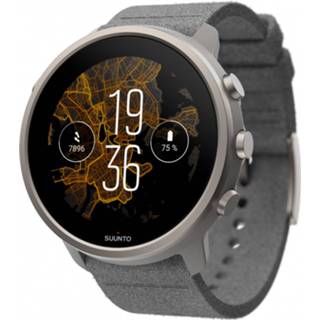 👉 Horloge titanium stone gray grijs Suunto - 7 Multifunctioneel 6417084505873