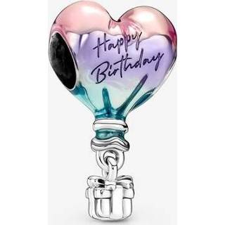 👉 Ballon sterlingzilver no size vrouwen meerkleurig PANDORA Happy Birthday Hot Air Balloon Charm, Bedels & Armband, meerkleurig, 791501C01