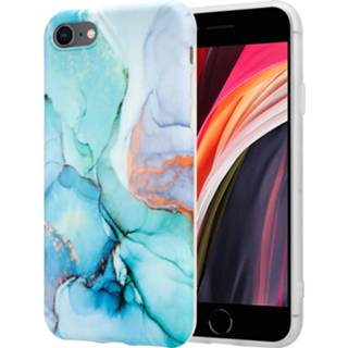 👉 Blauw ShieldCase Ocean Blue iPhone SE 2022 hoesje met camerabescherming 8720763403338