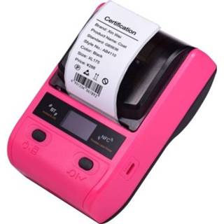 👉 Thermal printer DP23 58mm Portable Wireless Shipping Express for Package Price Tag Labels USB NFC BT Connection Support ESC/POS Command 1D 2D Bar-code Address Label Compatible with Windows Android IOS Supermarket Store Restaurant