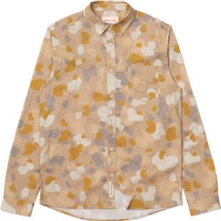 👉 Shirt beige mannen XXL Revolution - Allover Printed Overhemd maat XXL, 5710864673597