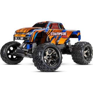 👉 Traxxas Stampede VXL brushless monster truck RTR - Magnum 272R Transmissie - Oranje