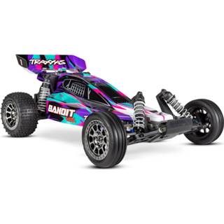 👉 Traxxas Bandit VXL brushless buggy RTR - Magnum 272R Transmissie - Paars