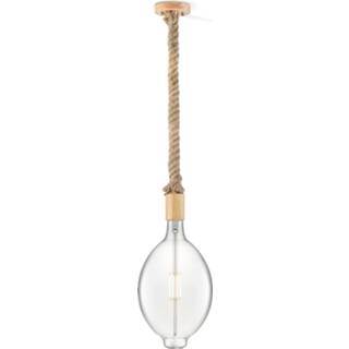 👉 Hanglamp touw beige Light depot - Leonardo Oval helder Outlet 8718808382243