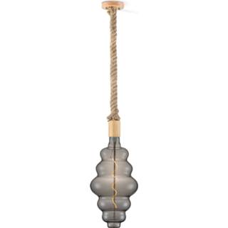 👉 Hanglamp touw beige Light depot - Leonardo Cloud smoke Outlet 8718808382342