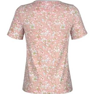 👉 Shirt vrouwen gebloemd katoen onderhoudsarm materiaal roze Shirts per 2 stuks Harmony Lindegroen/Roze 4055707348456