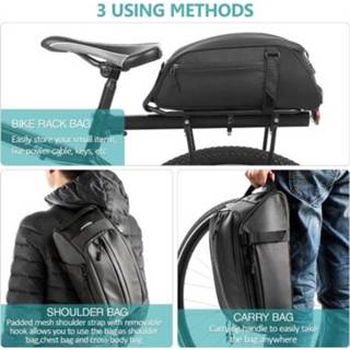 👉 Bike Waterproof Rear Rack Bag Bicycle Carrier Cycling Should