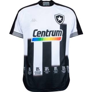 👉 Voetbalshirt wit mannen kappa s brazili voetbalshirts volwassen botafogo Anti Racism 2021-2022 -