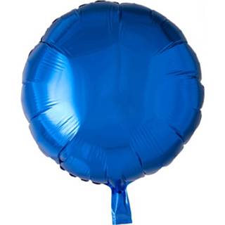 👉 Folieballon blauw Procos Rond 45 Cm Navy 5712735003878