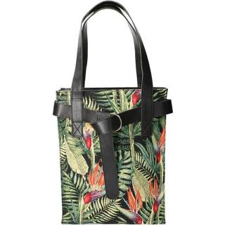 👉 Zwart leather leer volwassenen vrouwen shopper nederlands ritssluiting Revival by Design Flower Italia Black 8720039634923