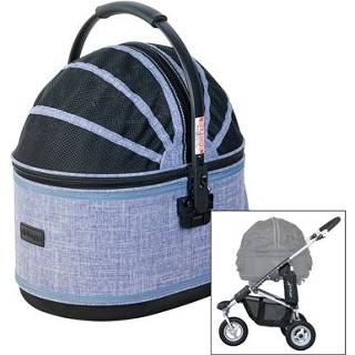 👉 Hondenbuggy Airbuggy Cot S Plus Melange Denim 96X58X99 Cm