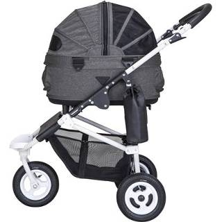 👉 Hondenbuggy grijs Airbuggy Dome2 Sm Met Rem Urban 53X31X52 Cm 