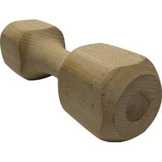 👉 Apporteerblok hout 650gr hard hout, vierkant