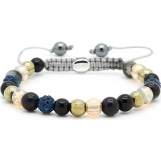 👉 Kralen armband active blauw Spiral Blue Diamonds van Karma