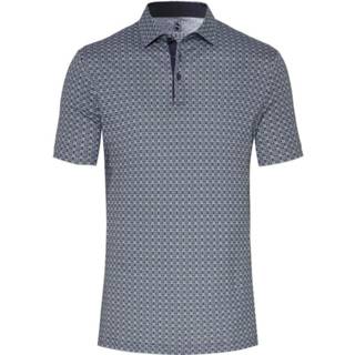 👉 Desoto Polo Kent Cirkel Navy Print