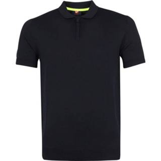 👉 M effen blauw male viscose Suitable Wes Polo Donkerblauw 8720008907478 2900059425022