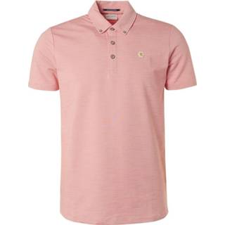 👉 Roze stretch m effen male No-Excess Polo Pique Melange 8720151315977 2900061702012