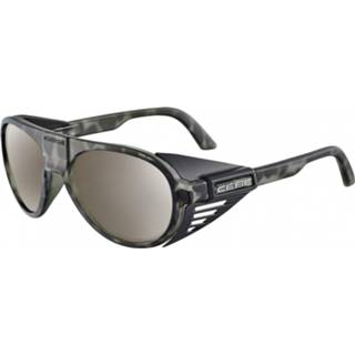 👉 M uniseks zwart grijs Cébé - Kult Polarized S3 (VLT 11,28%) Gletsjerbril maat M, grijs/zwart 848391062661