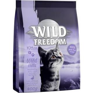 👉 Kattenvoer Wild Freedom Kitten Hills met Eend - 400 g 4062911017658