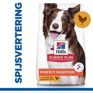 👉 Hondenvoer middelgroot 2,5 kg Hill's Science Plan Adult Perfect Digestion ras Droog