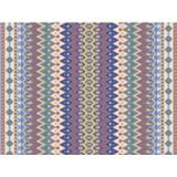 👉 Placemat blauw multi vinyl Ibiza stijl placemats van 40 x 30 cm