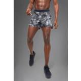 👉 Man Active Abstracte 2-In-1 Hardloop Shorts, Black